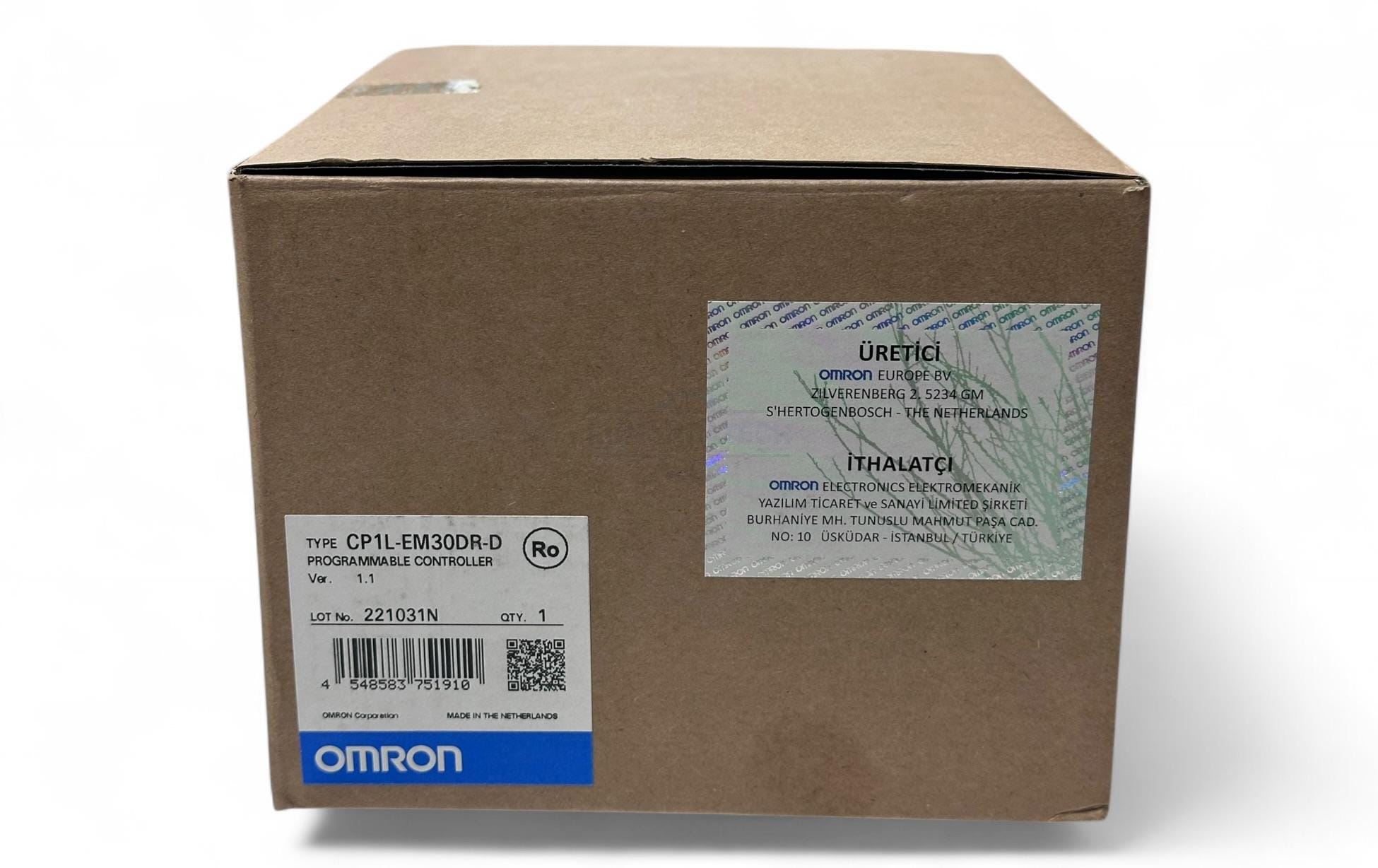 Omron CP1L-EM30DR-D PLC – 24VDC, 30 I/O, 18 Giriş, 12 Röle Çıkışı, Ethernet - Görsel 5