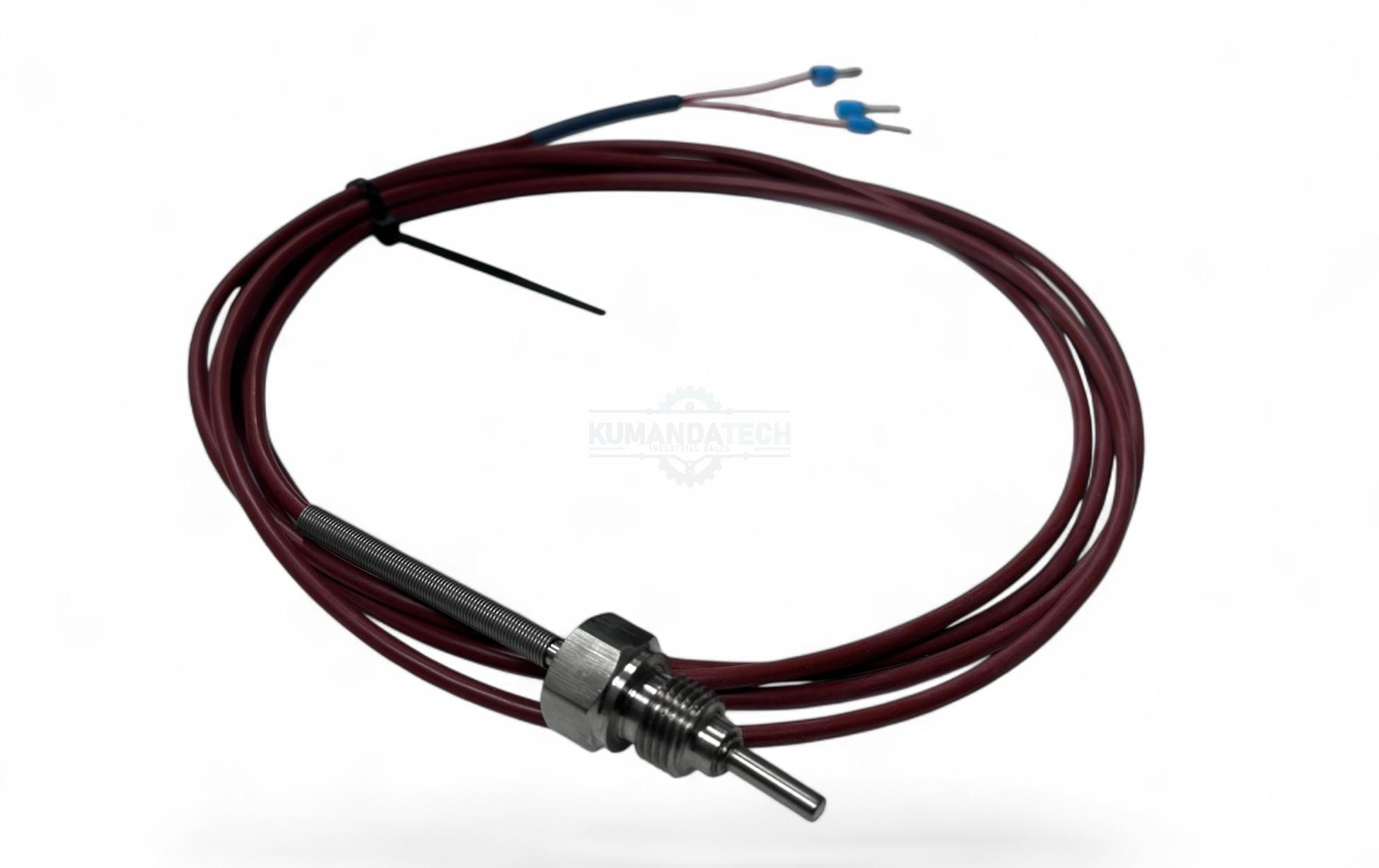 Gikatron Özel Üretim PT100 G1/4" Ø4 mm x 30 mm 3 Kablolu 2 Metre Termokupl