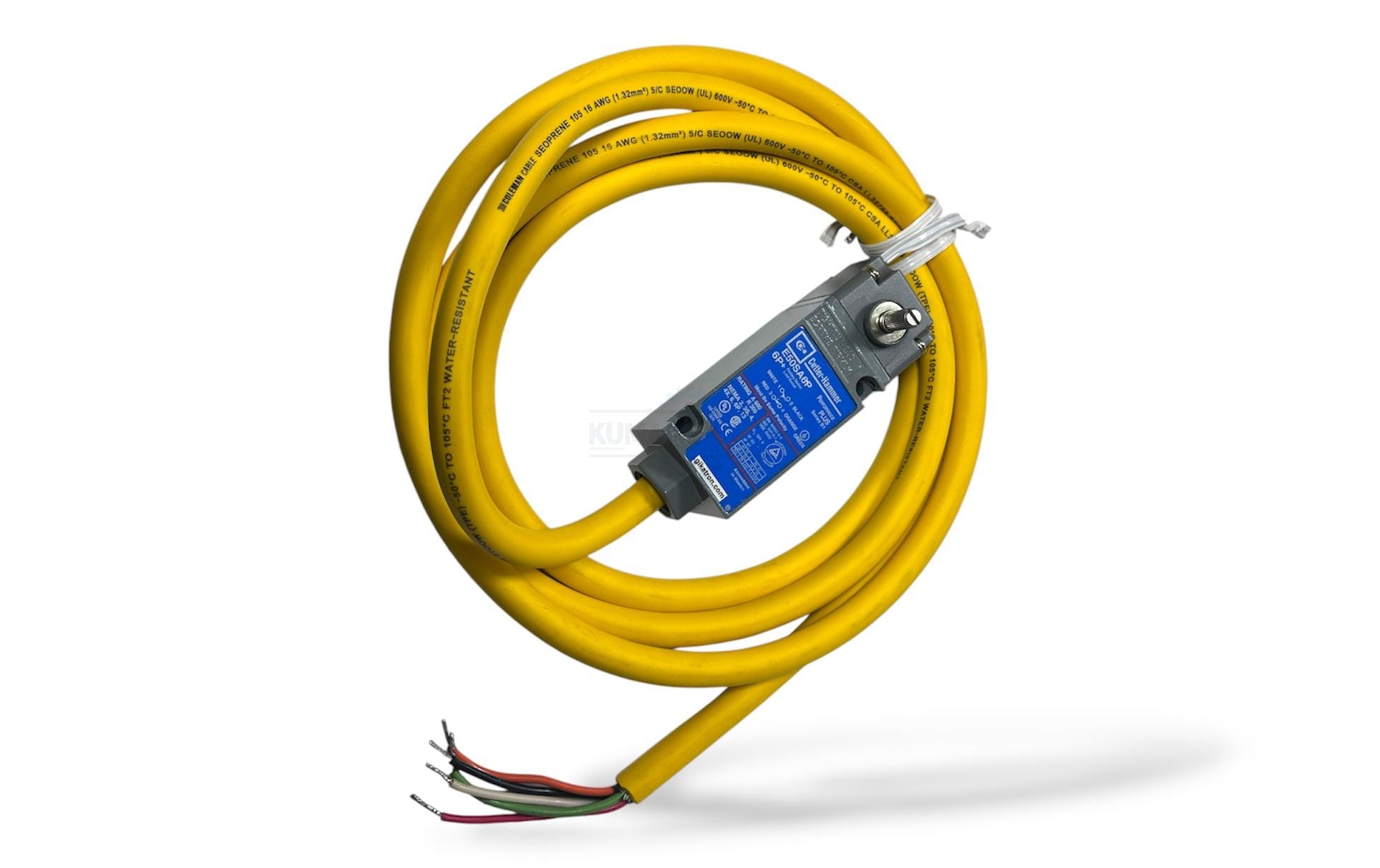 Eaton Cutler Hammer E50SA6P 6P+ Kablolu Limit Switch – 1NO/1NC Ağır Hizmet Tipi Sınır Şalteri - Görsel 6