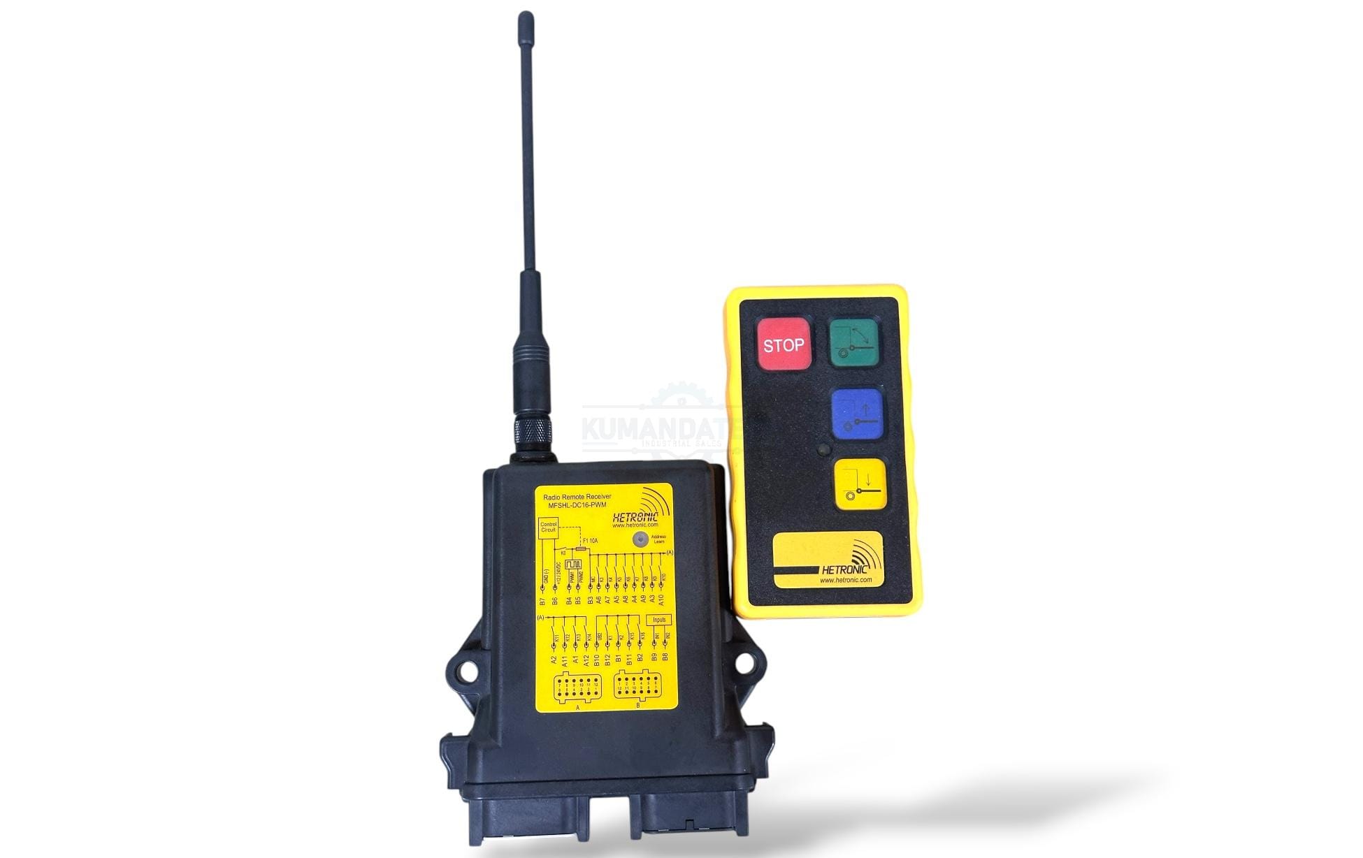 Hetronic Pocket MFSHL V4 DC16PWM Sistem – 30 Metre Endüstriyel Kablosuz Kumanda Seti - Görsel 4