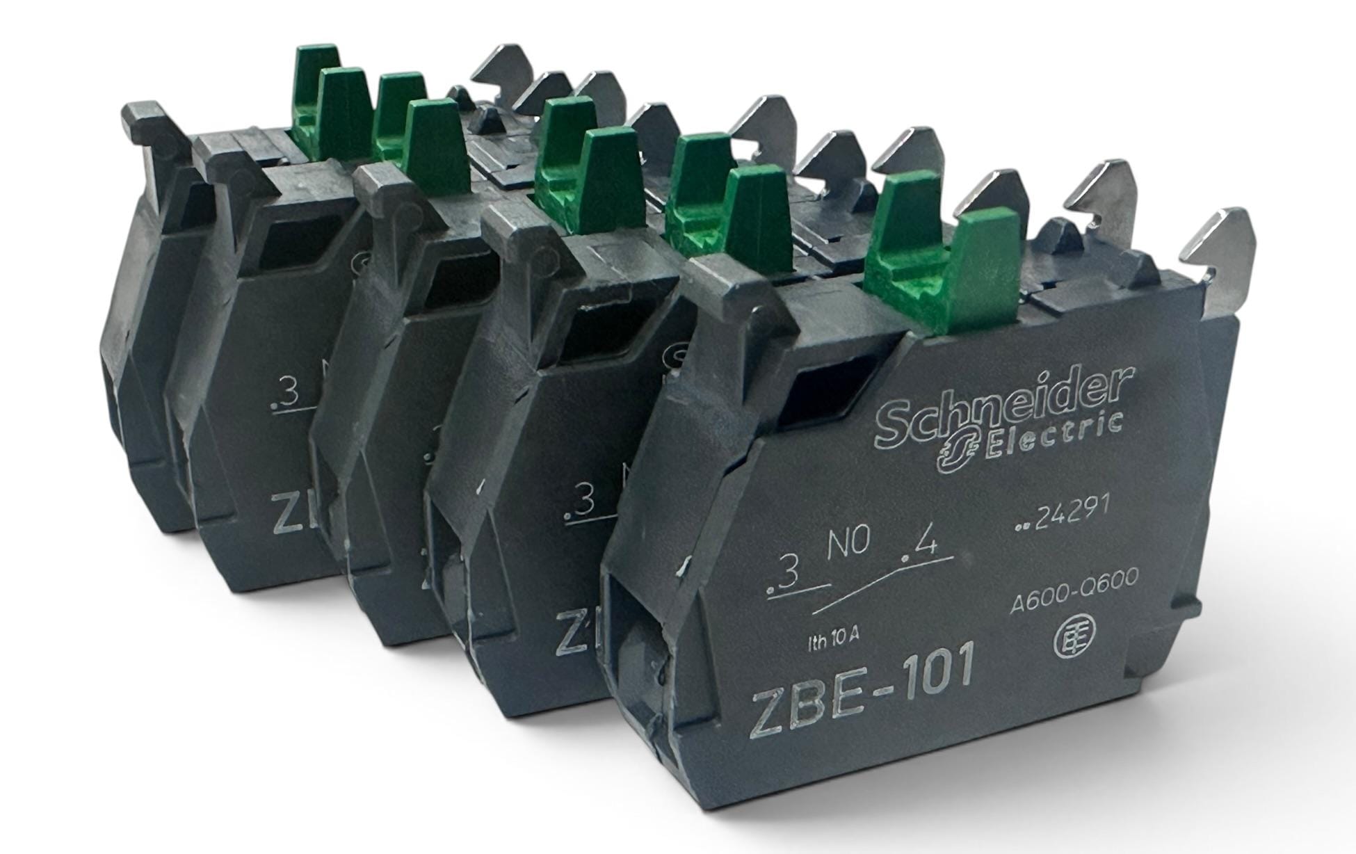 Schneider Electric ZBE101 1NA Yeşil Start Kontak Bloğu - Görsel 5