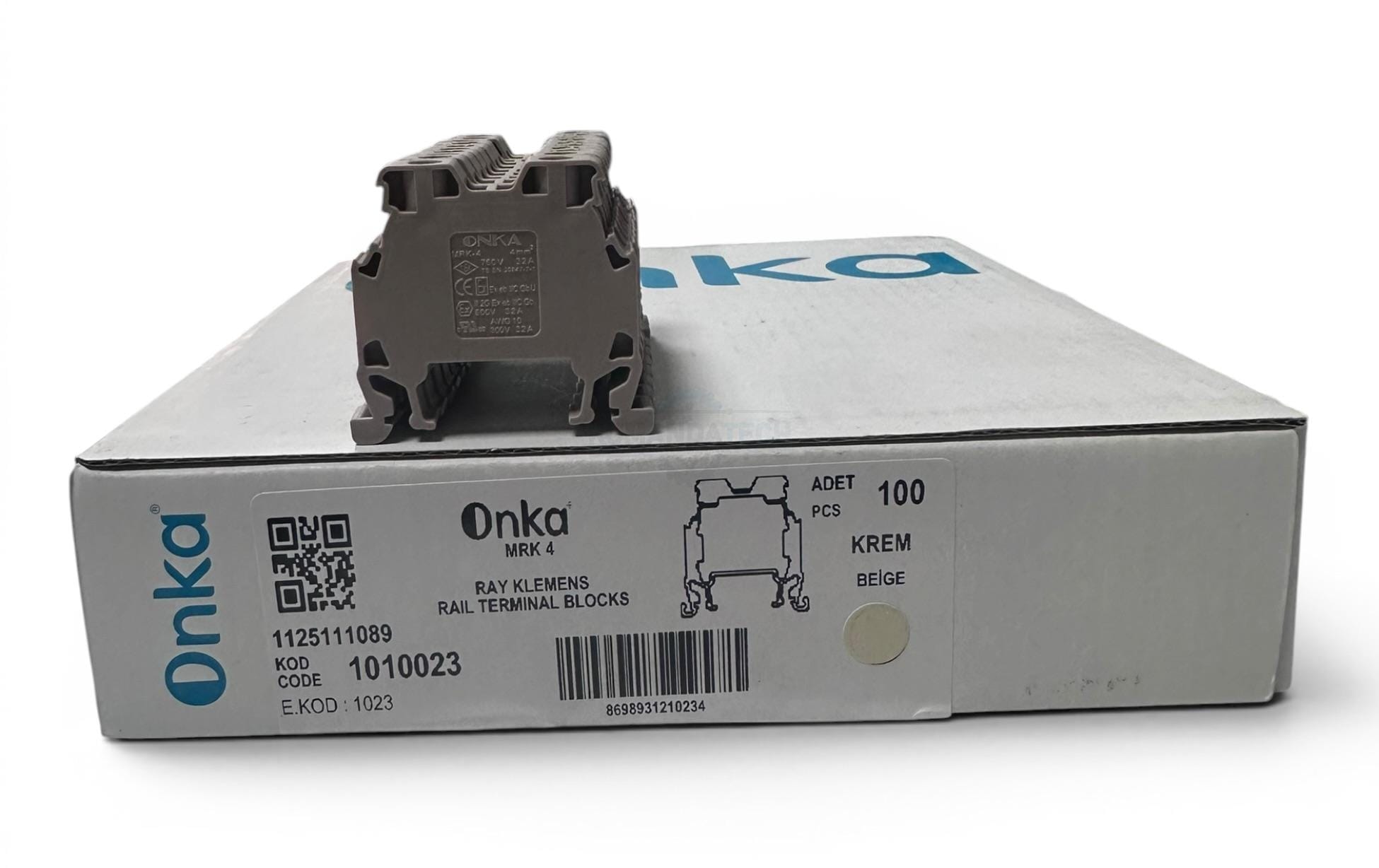 Onka 1010023 MRK-4 Ray Klemens 4mm² Krem - Image 6