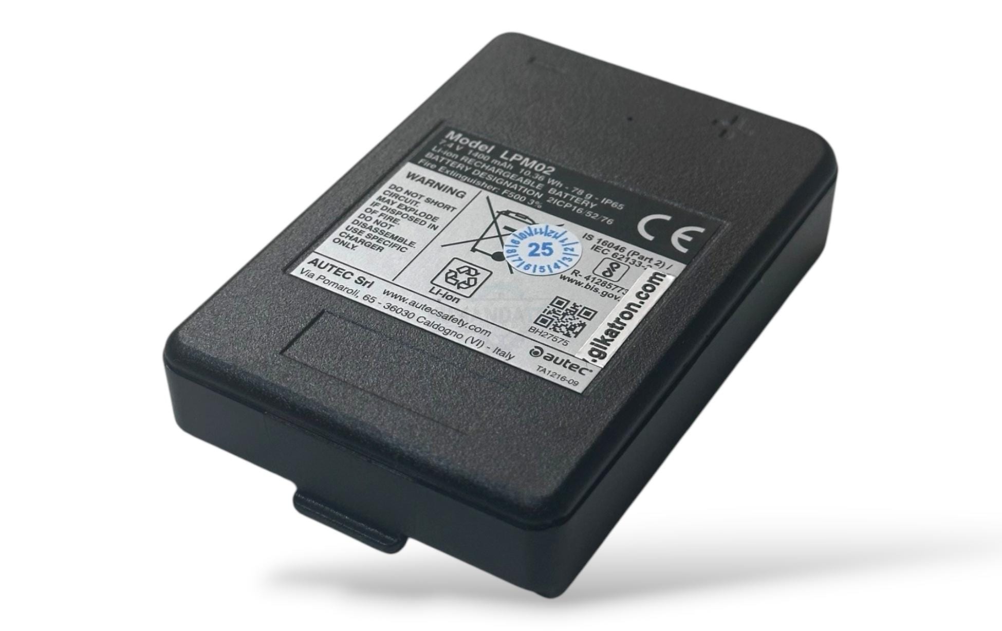 Autec LPM02 7.4V 1400mAh Li-ion batarya